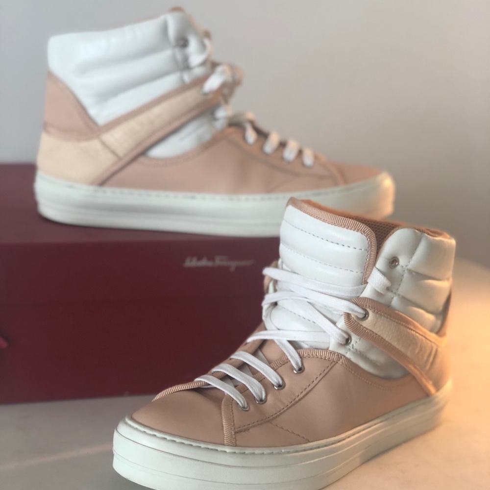 Rose Pink Ferragamo Sneakers